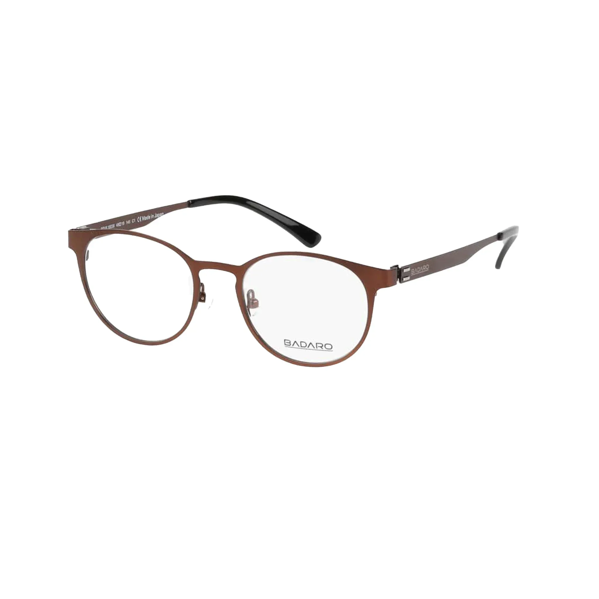 Badaro by Barakat Round Brown Eyeglasses - Image 2