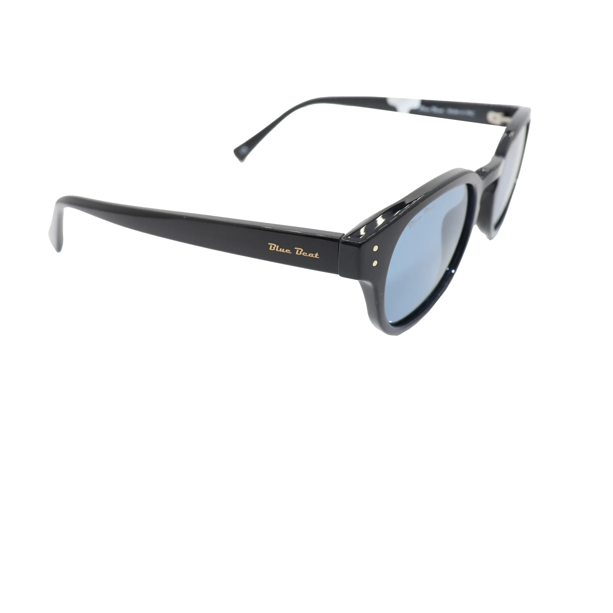 BlueBeat by Barakat Round Black Sunglasses - Image 2