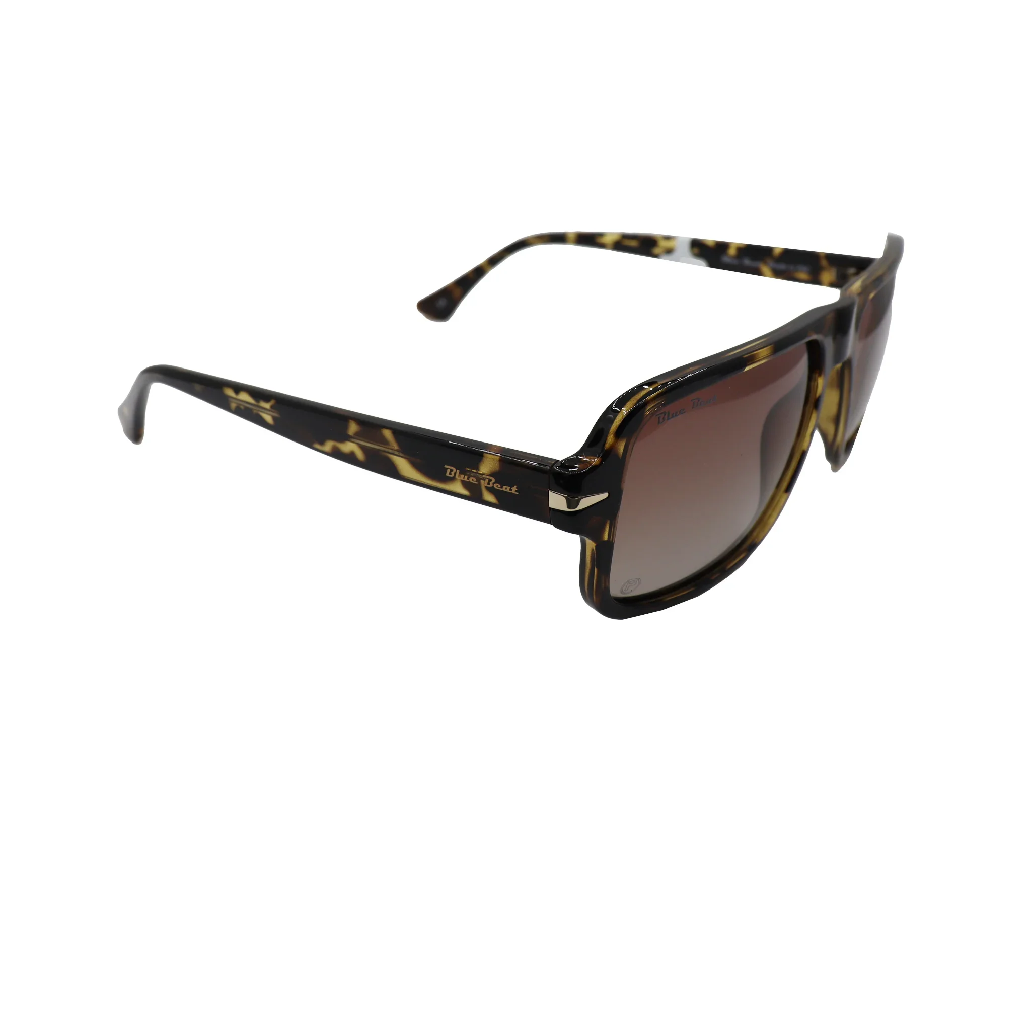 BlueBeat Square Brown Sunglasses - Image 2