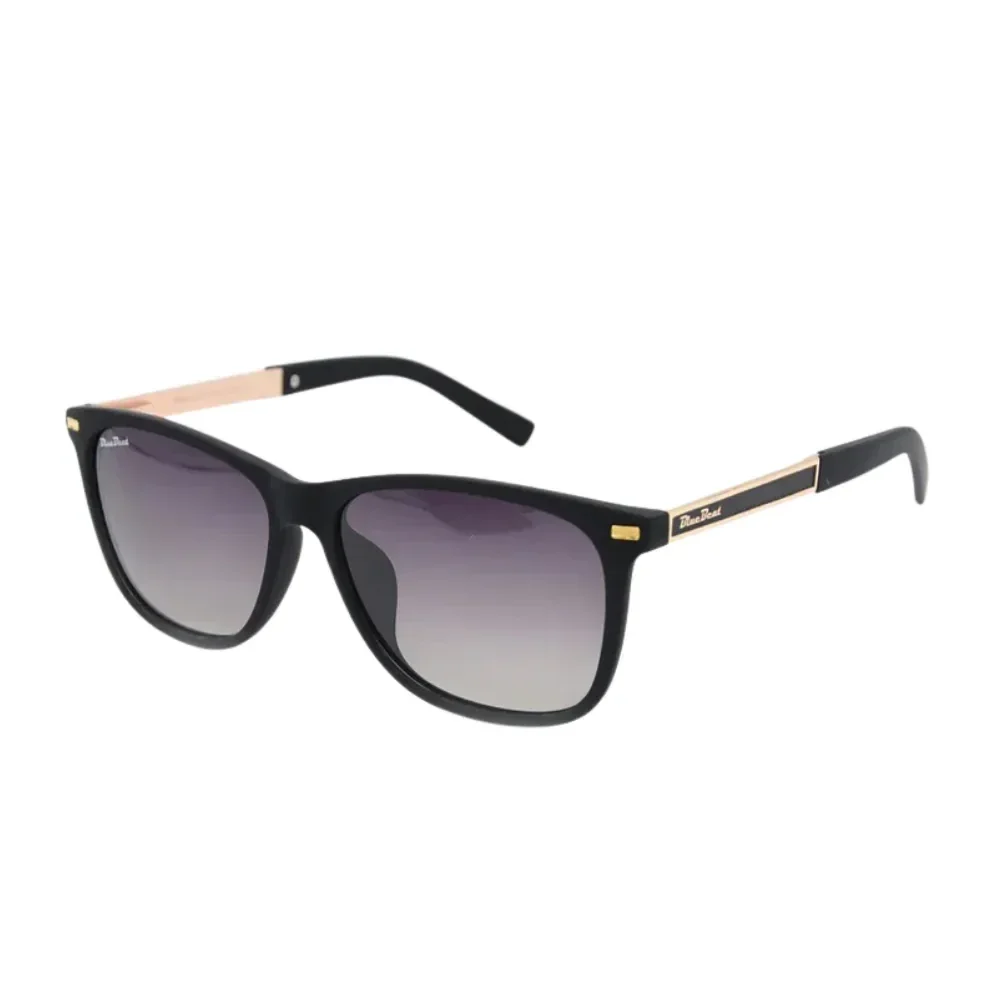 Blue Beat by Barakat Square Gold Sunglasses - Image 2