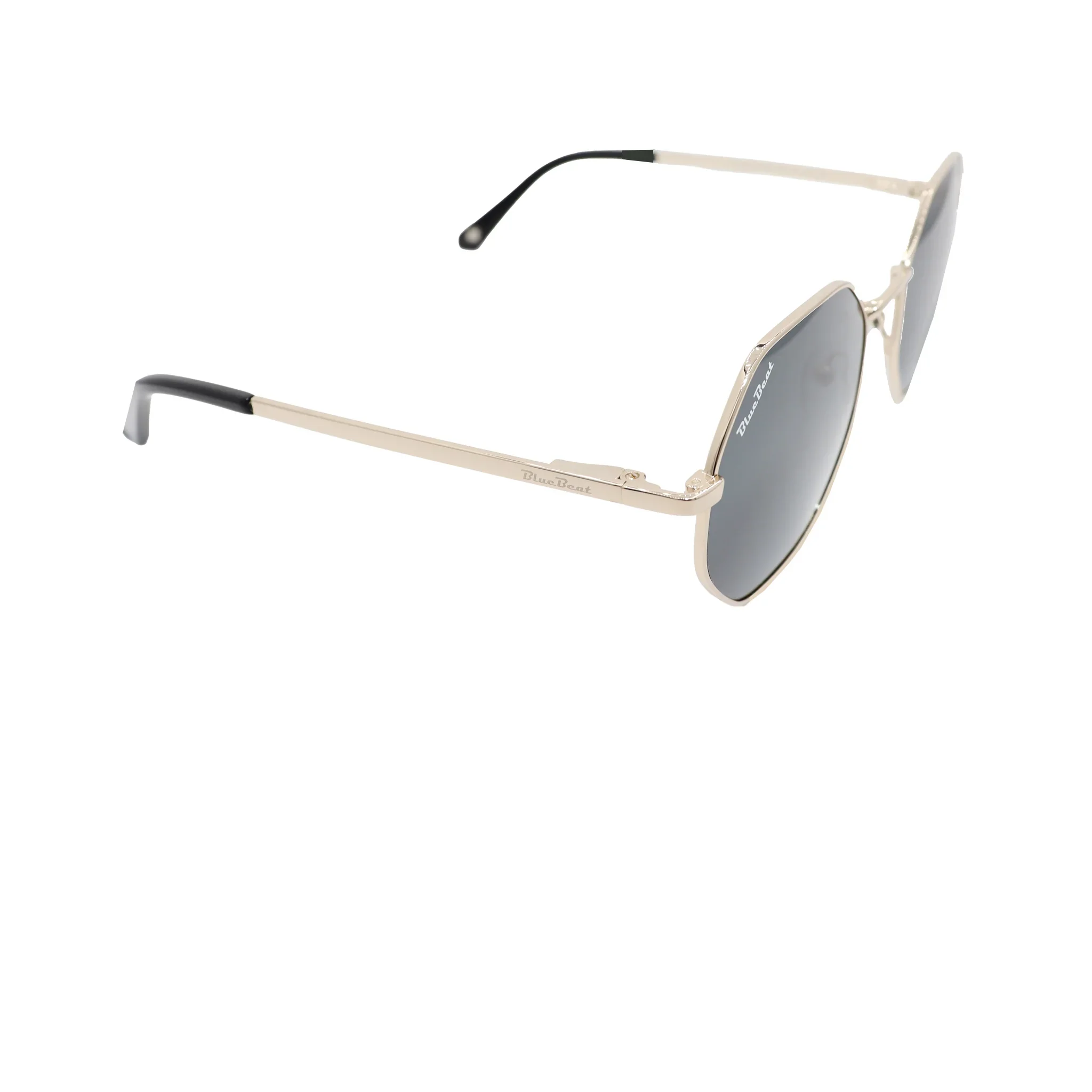 BlueBeat by Barakat Irregular Gold Sunglasses - Image 2