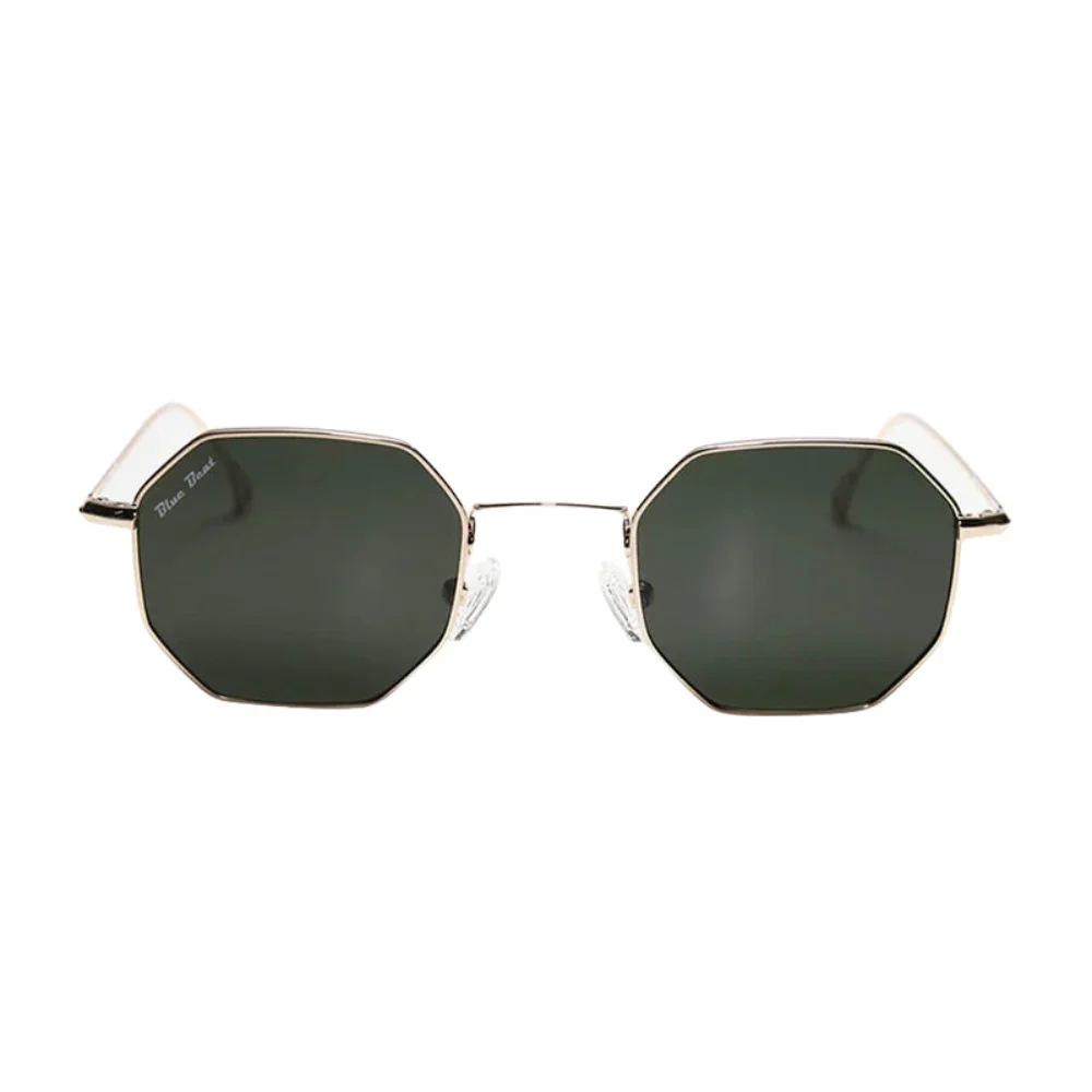 BlueBeat by Barakat Irregular Gold Sunglasses