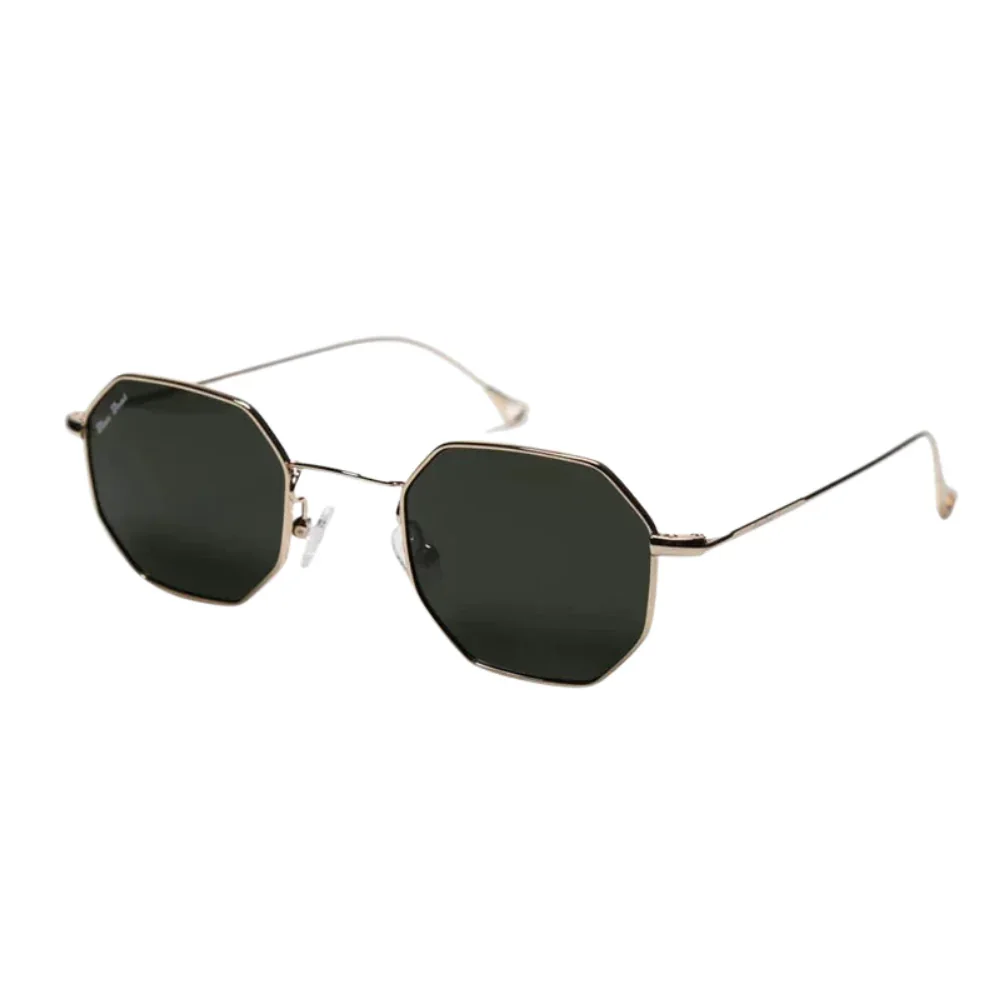 BlueBeat by Barakat Irregular Gold Sunglasses - Image 2
