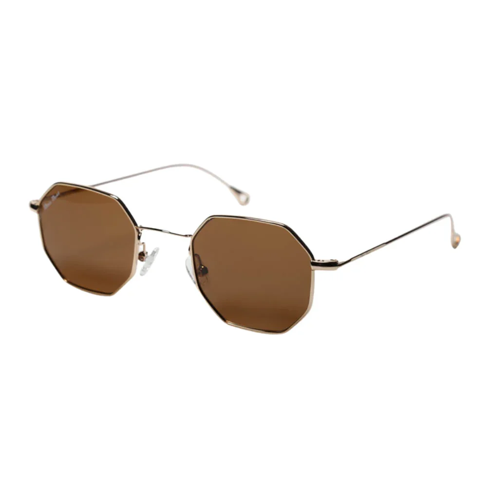 BlueBeat by Barakat Irregular Gold Sunglasses - Image 2