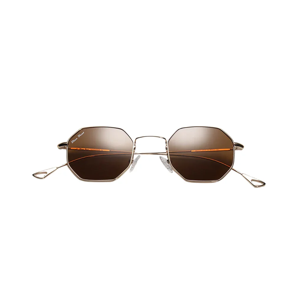 BlueBeat by Barakat Irregular Gold Sunglasses - Image 3