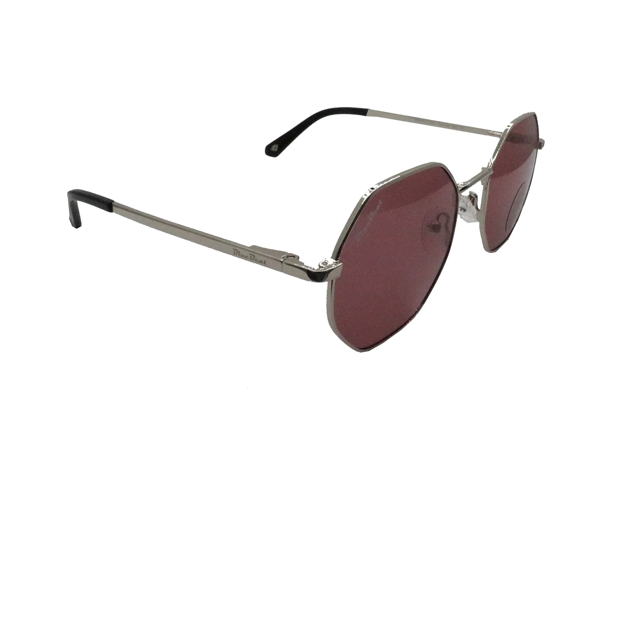 BlueBeat by Barakat Irregular Silver Sunglasses - Image 2