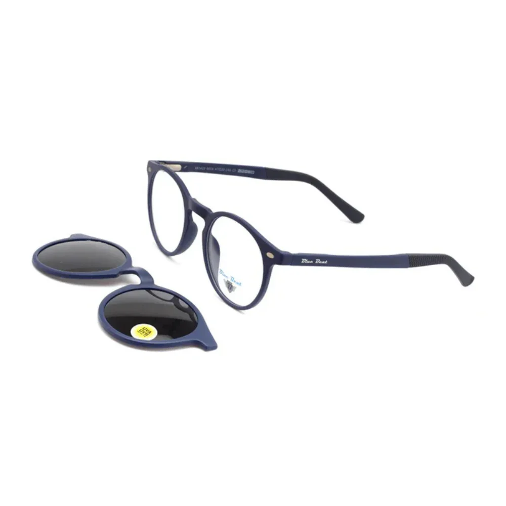 BlueBeat by Barakat Round Blue Sunglasses 2-in-1 - Image 2