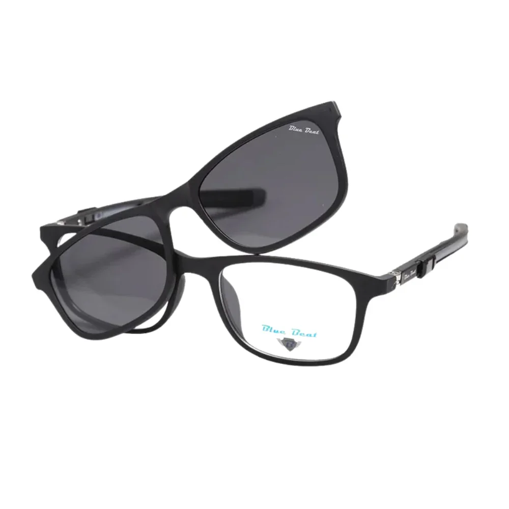 BlueBeat Kids by Barakat Square Black Sunglasses 2-in-1 - Image 2
