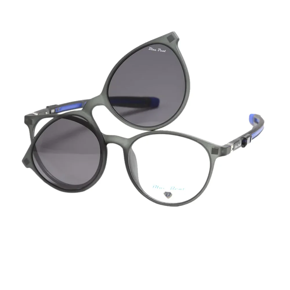 BlueBeat Kids by Barakat Cat-Eye Green Sunglasses 2-in-1 - Image 2