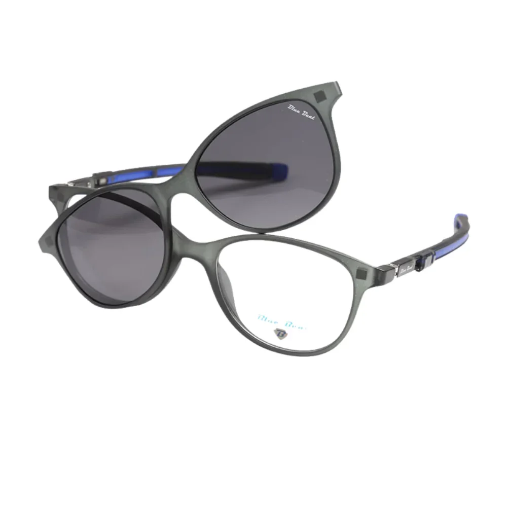 BlueBeat Kids by Barakat Cat-Eye Green Sunglasses 2-in-1 - Image 2