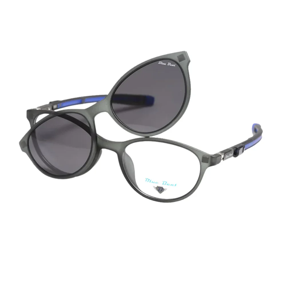 BlueBeat Kids by Barakat Cat-Eye Green Sunglasses 2-in-1 - Image 2