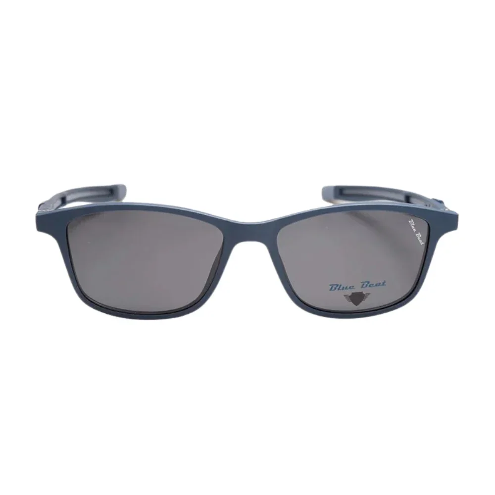 BlueBeat Kids by Barakat Rectangle Blue Sunglasses 2-in-1