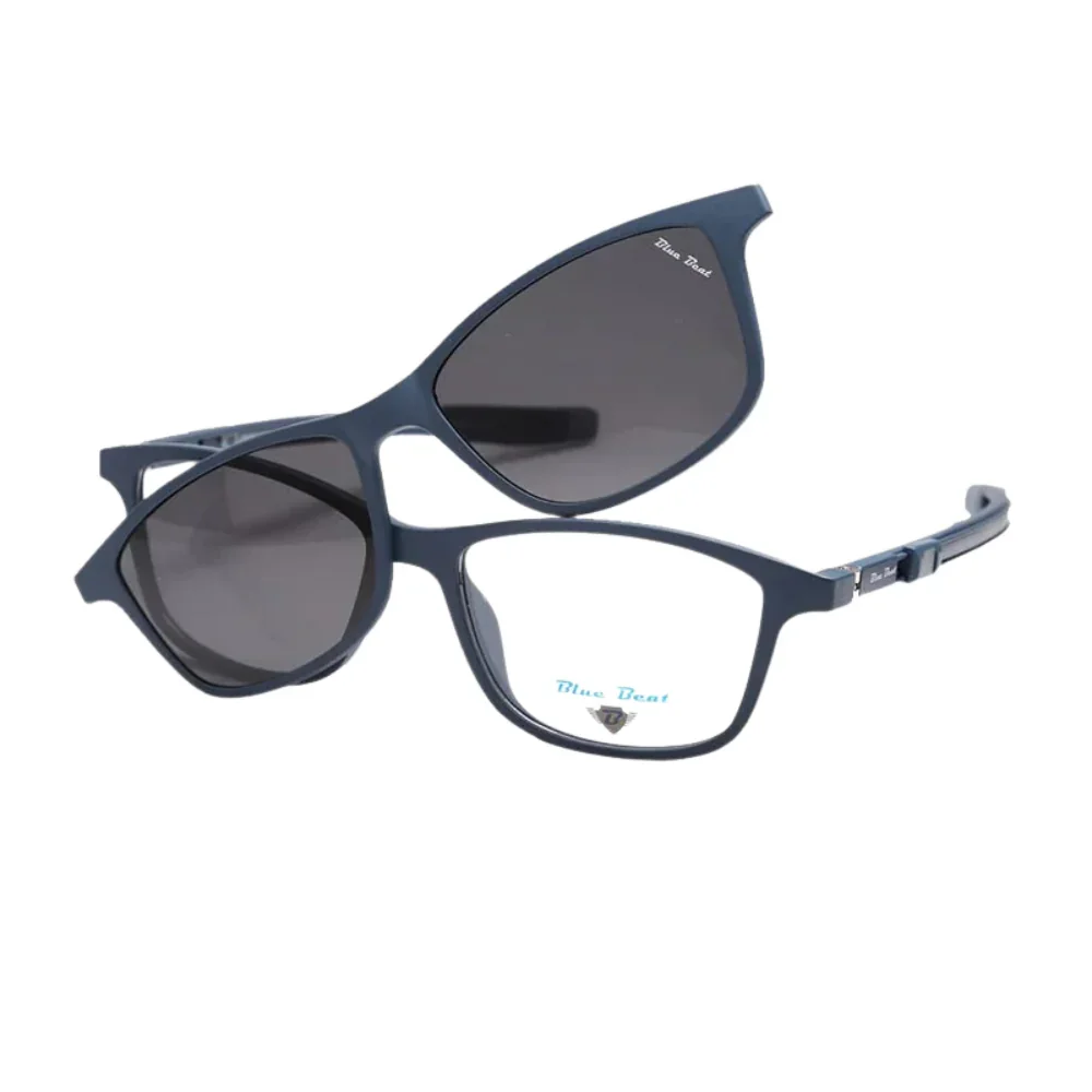 BlueBeat Kids by Barakat Rectangle Blue Sunglasses 2-in-1 - Image 2