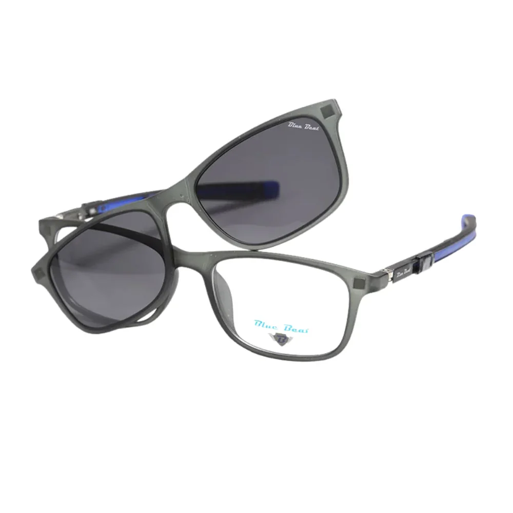 BlueBeat Kids by Barakat Rectangle Green Sunglasses 2-in-1 - Image 2