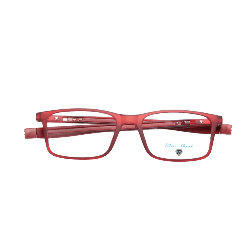 BlueBeat Kids by Barakat Rectangle Red Sunglasses 2-in-1 - Image 3
