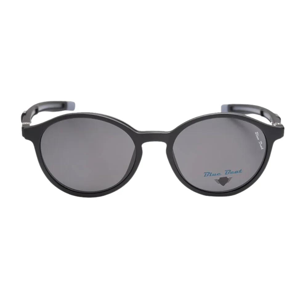 BlueBeat Kids by Barakat Round Black Sunglasses 2-in-1