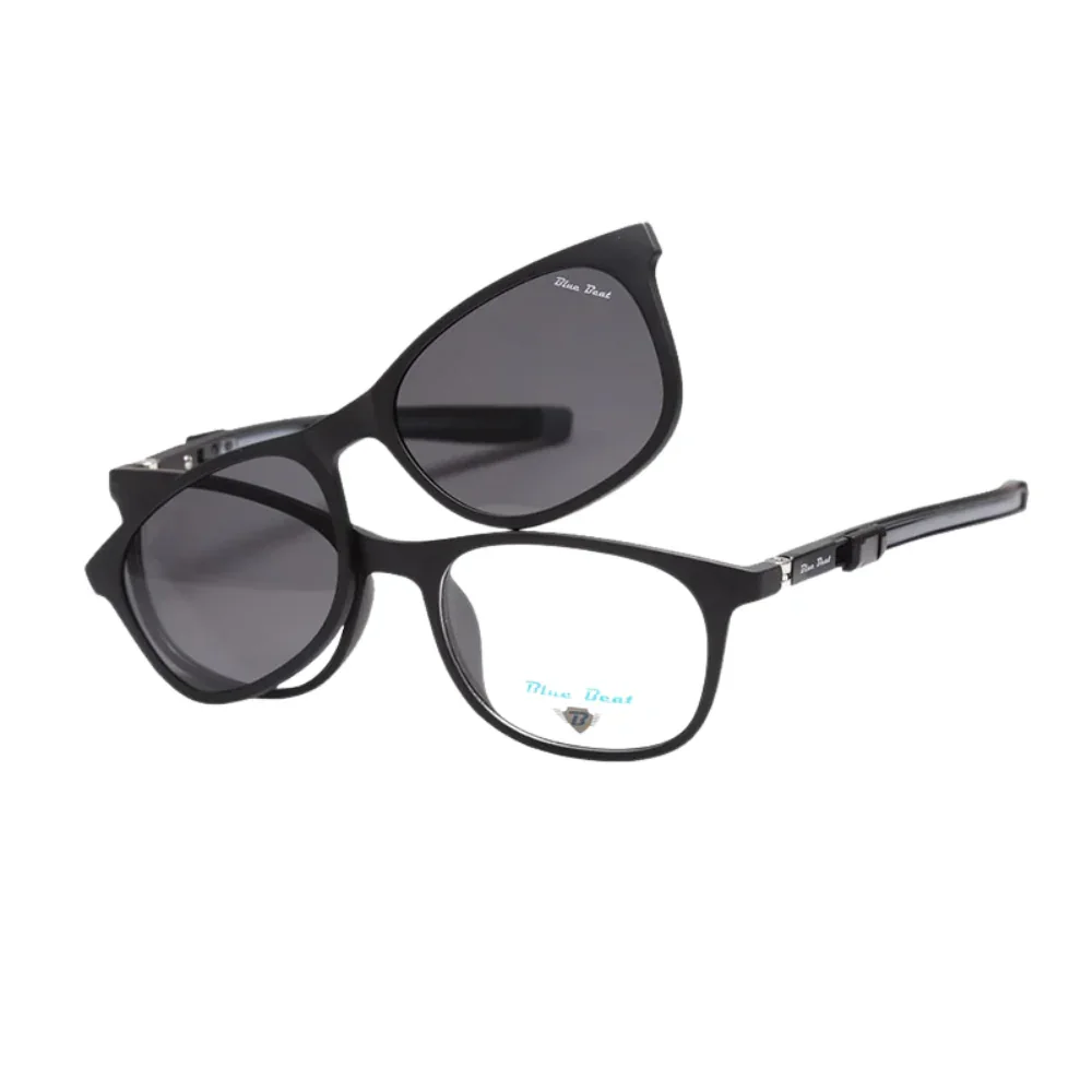 BlueBeat Kids by Barakat Square Black Sunglasses 2-in-1 - Image 2