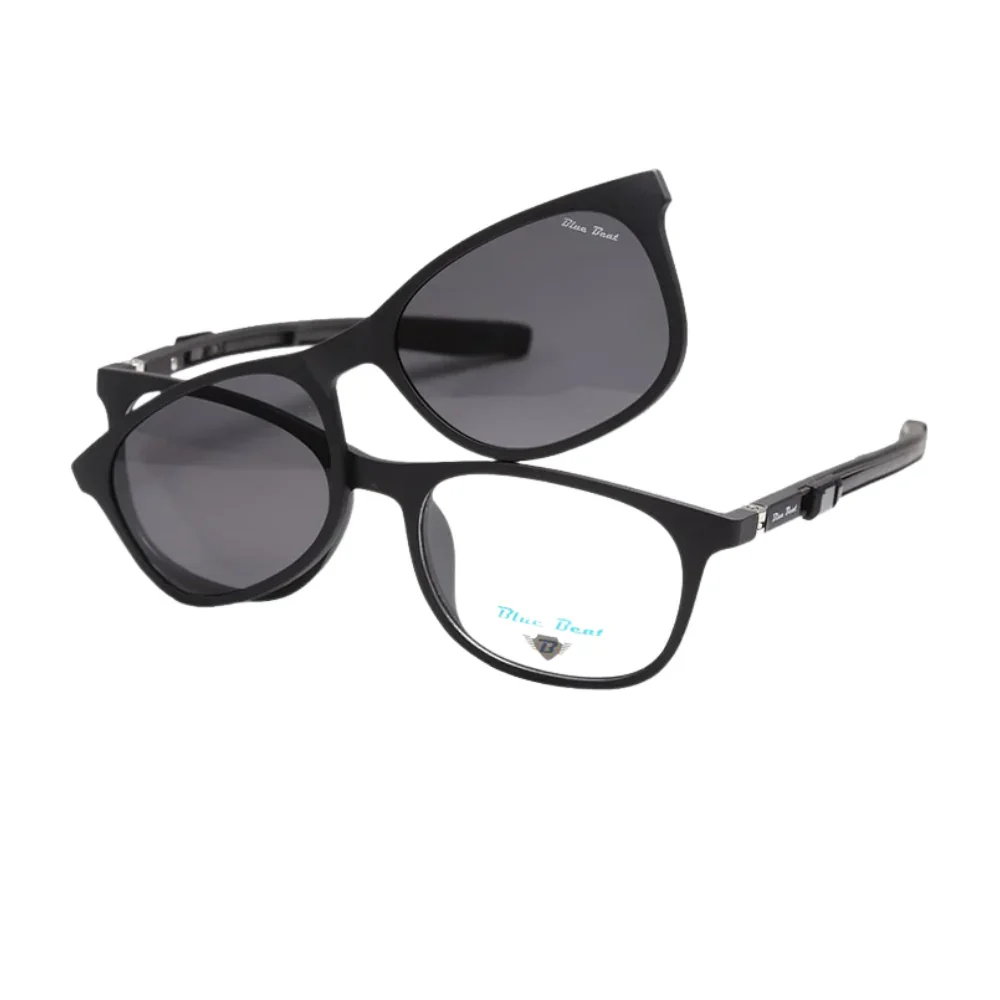 BlueBeat Kids by Barakat Square Black Sunglasses 2-in-1 - Image 2