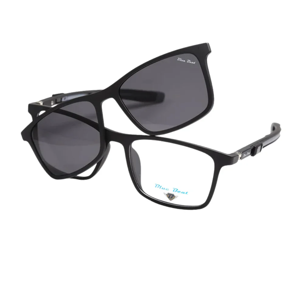 BlueBeat Kids by Barakat Square Black Sunglasses 2-in-1 - Image 2