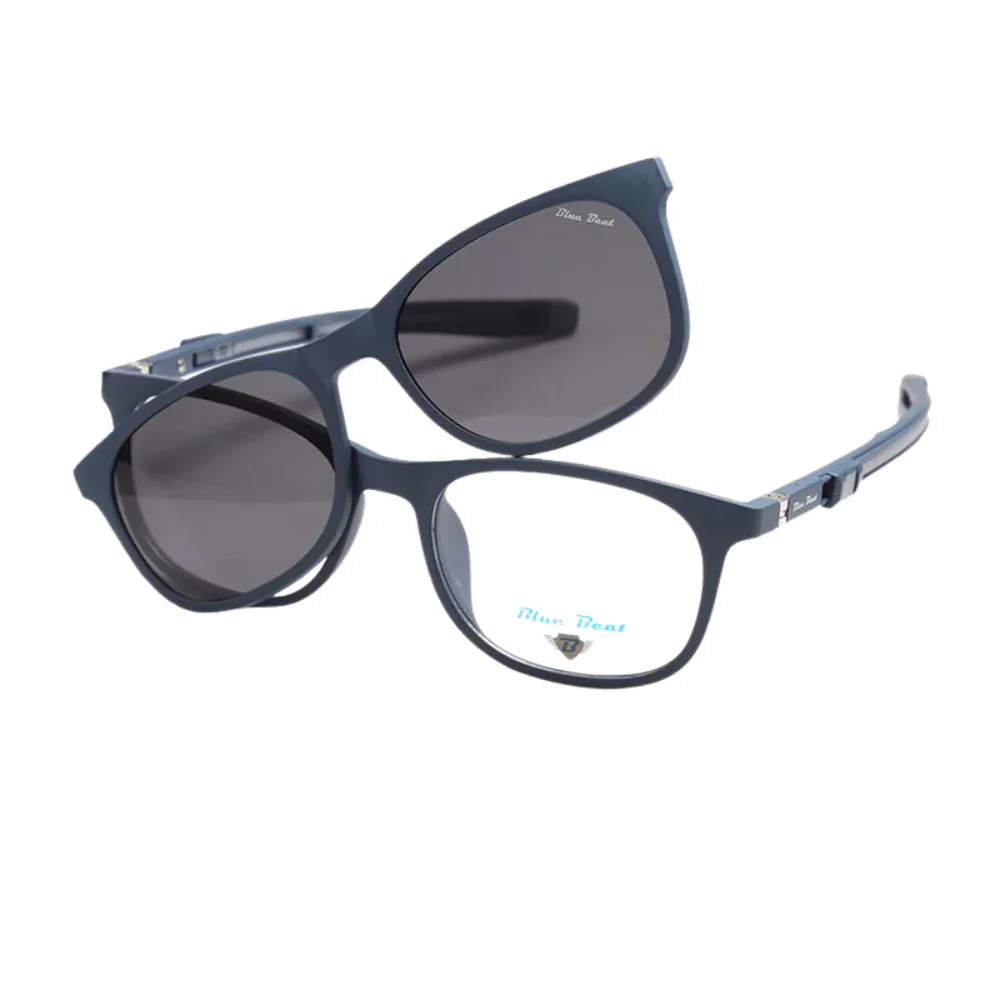 BlueBeat Kids by Barakat Square Blue Sunglasses 2-in-1 - Image 2
