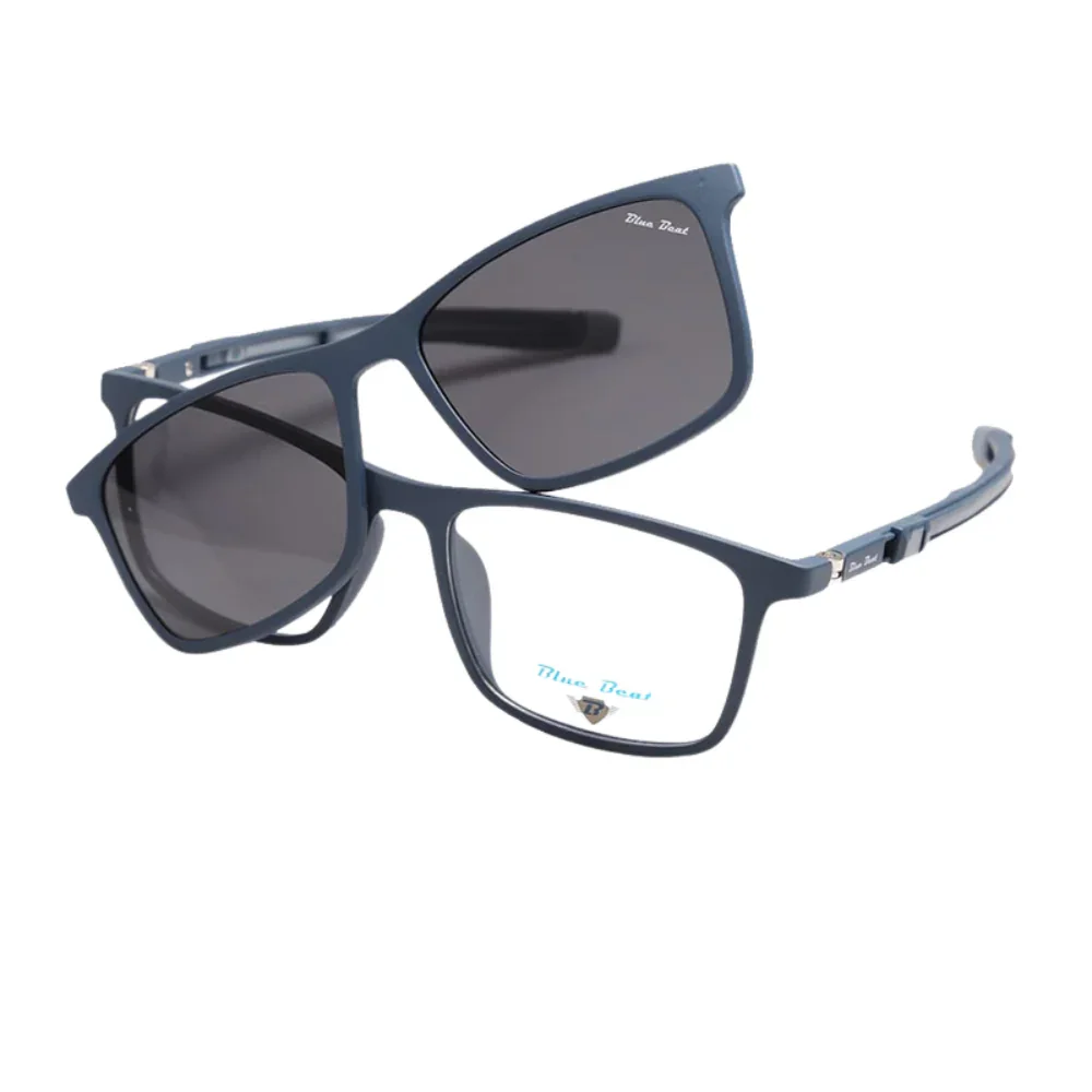 BlueBeat Kids by Barakat Square Blue Sunglasses 2-in-1 - Image 2