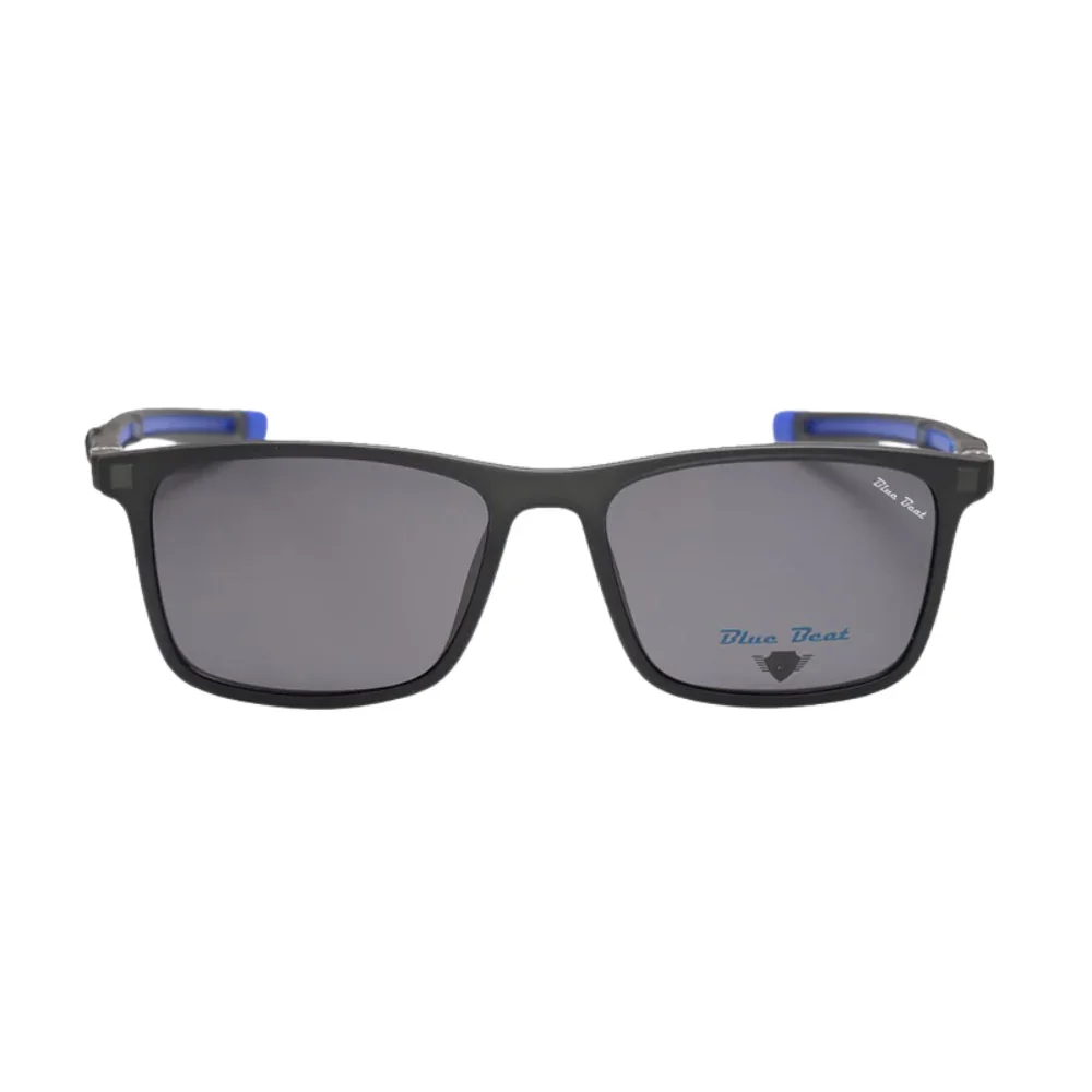 BlueBeat Kids by Barakat Square Gray Sunglasses 2-in-1