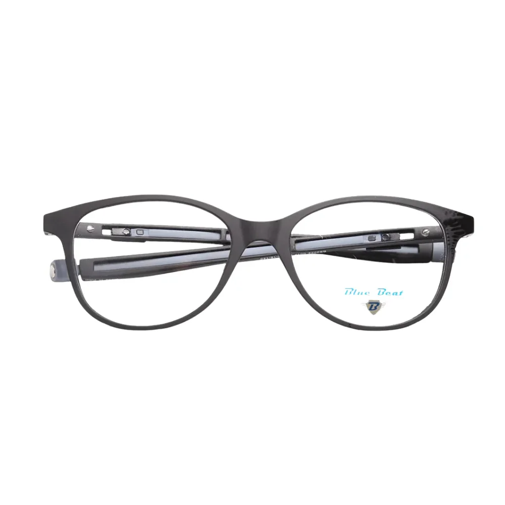 BlueBeat Kids Cat-Eye Black Clip-On Eyeglasses 2-in-1 - Image 3