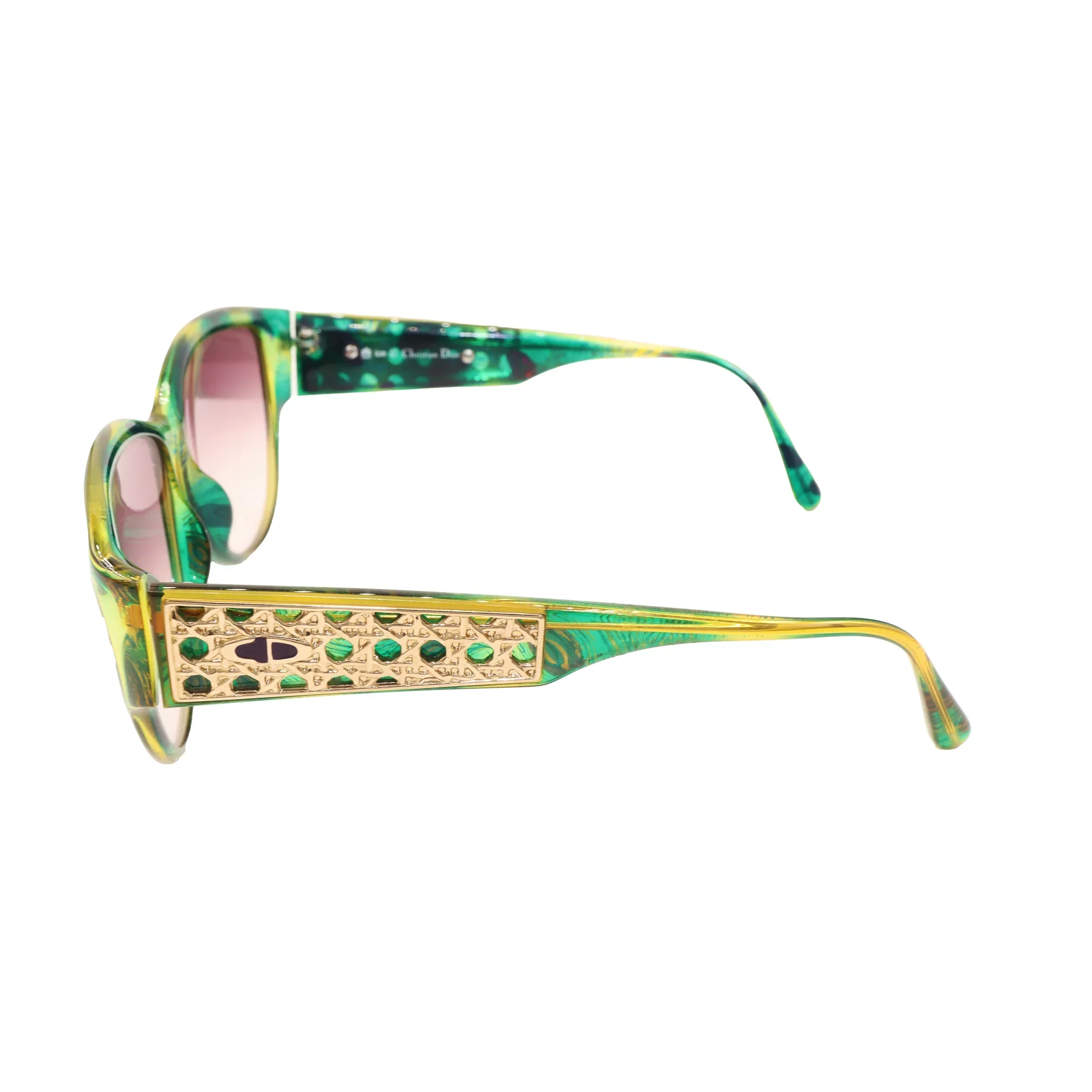 نظارات شمسية خضراء من CHRISTIAN DIOR - Image 3