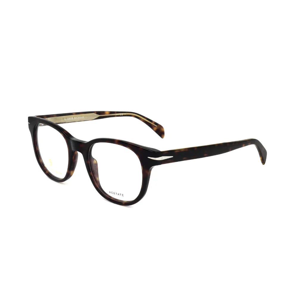 David Beckham DB 7088 men Havana Geometric Eyeglasses - Image 2