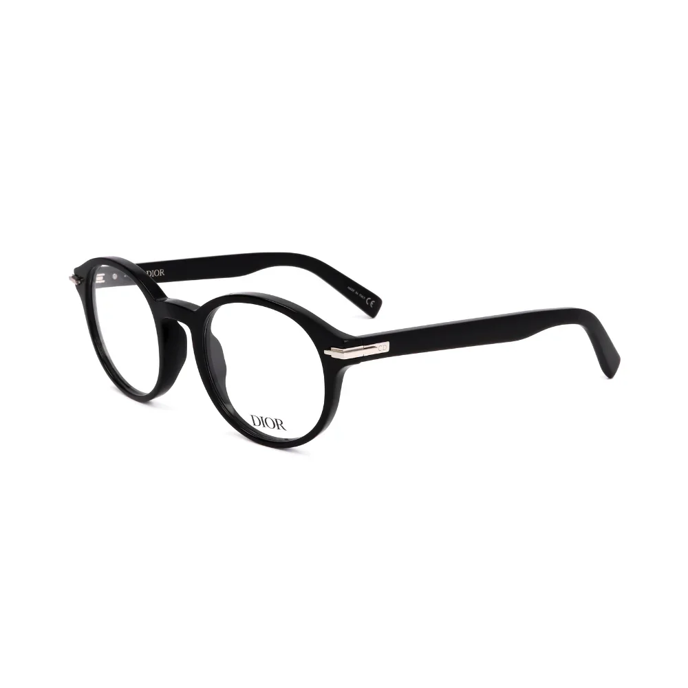 Dior Black SuitO RI Black Round Eyeglasses - Image 2
