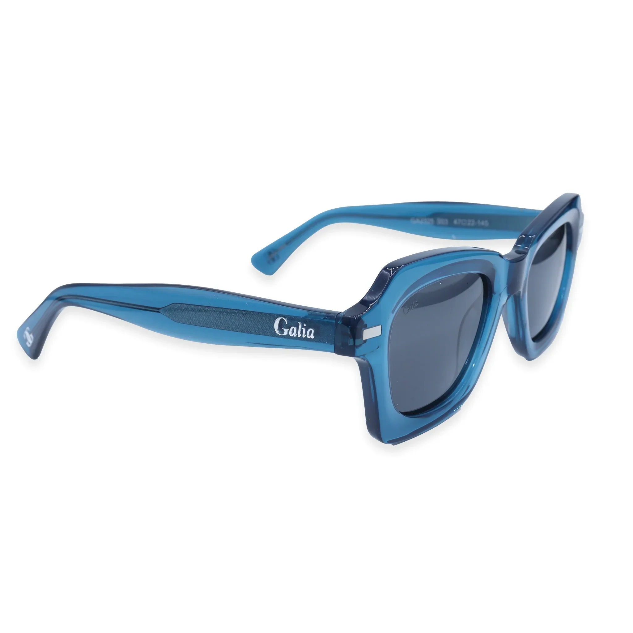 Galia  By Barakat Square Blue Sunglasses - Image 2