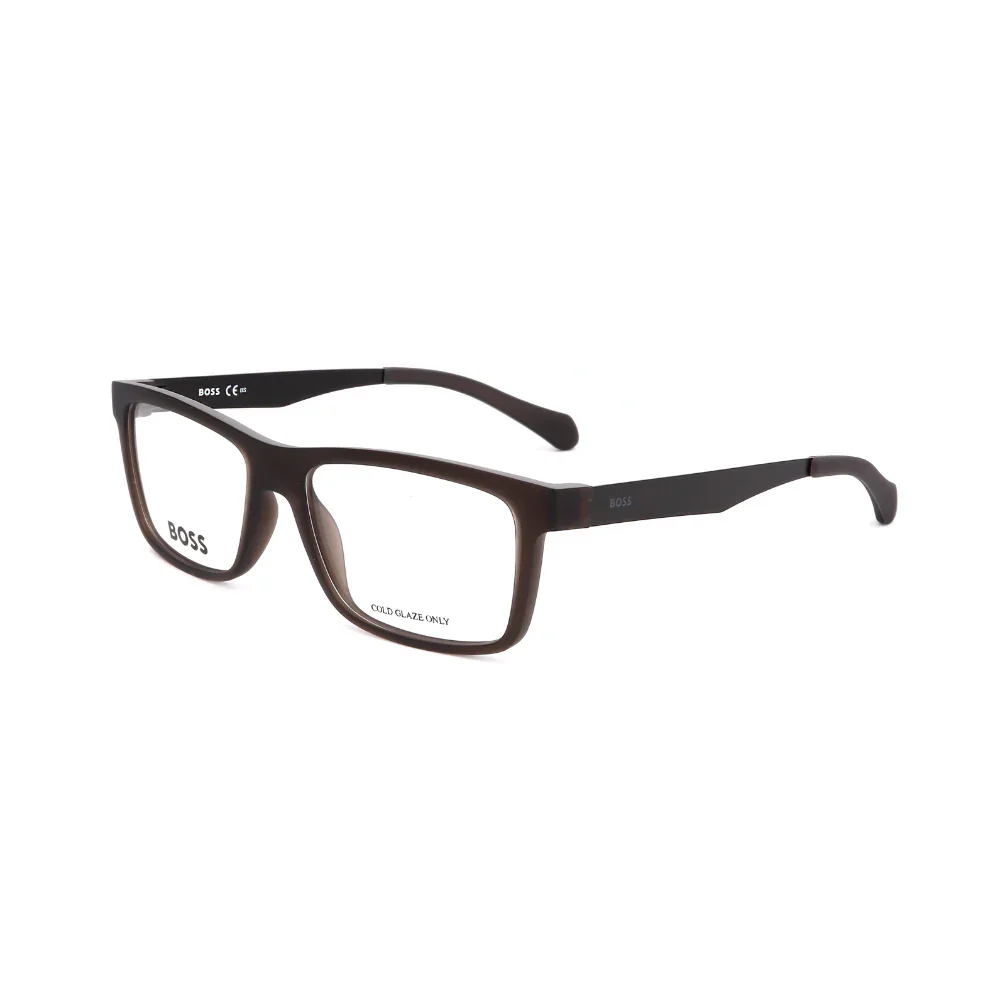 Hugo Boss 0870 05A MATT BROWN RUTHENIUM Men's Eyewear Frame - Image 2