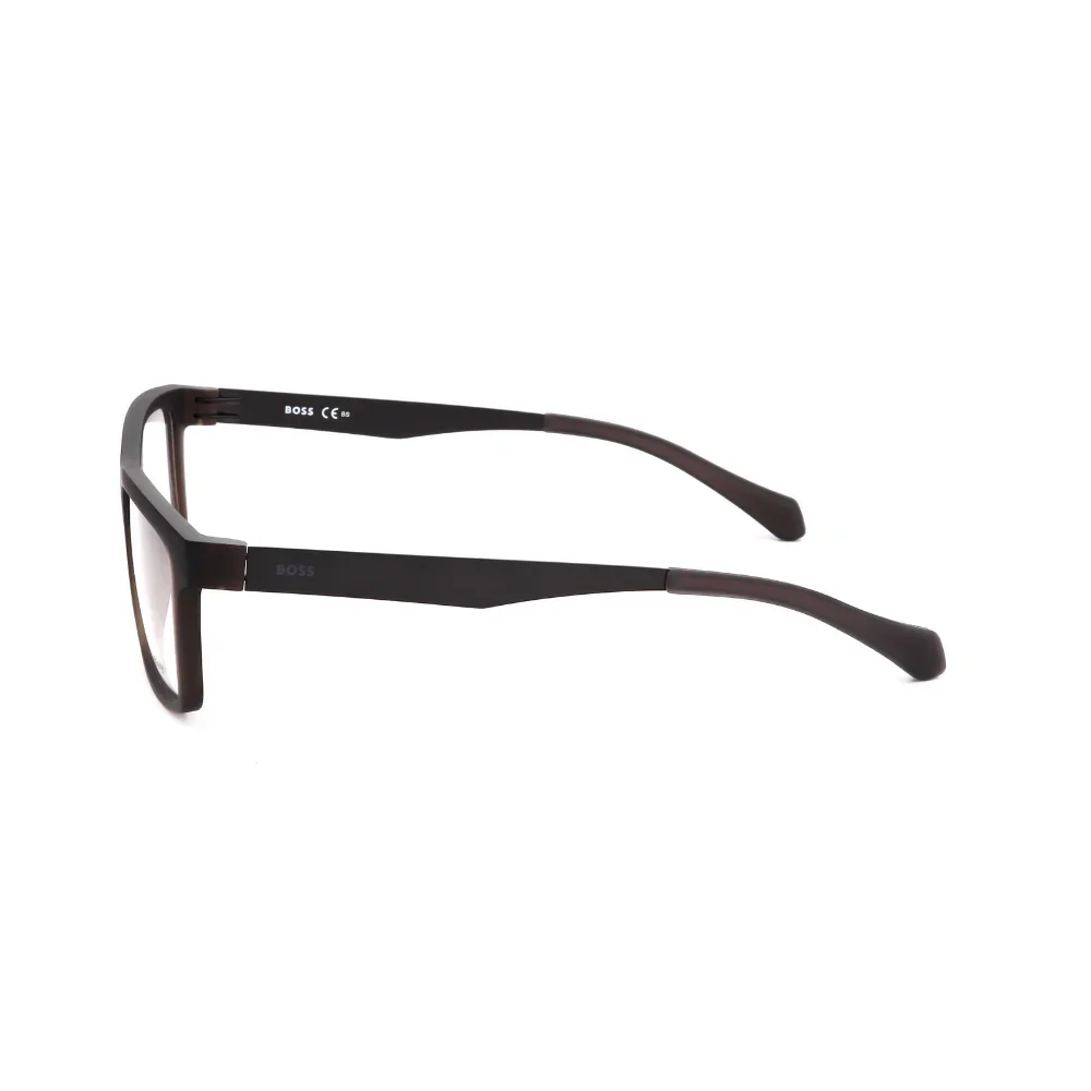Hugo Boss 0870 05A MATT BROWN RUTHENIUM Men's Eyewear Frame - Image 3