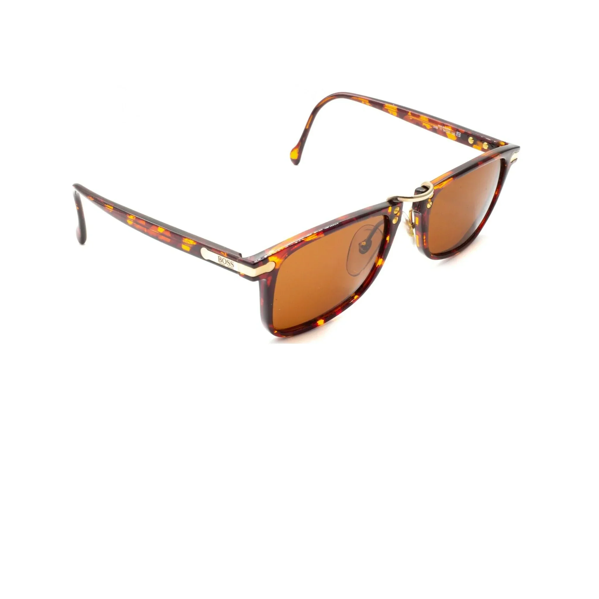 Hugo Boss by Carrera Brown Square Acetate Full Rim Sunglasses 5168 - Image 2