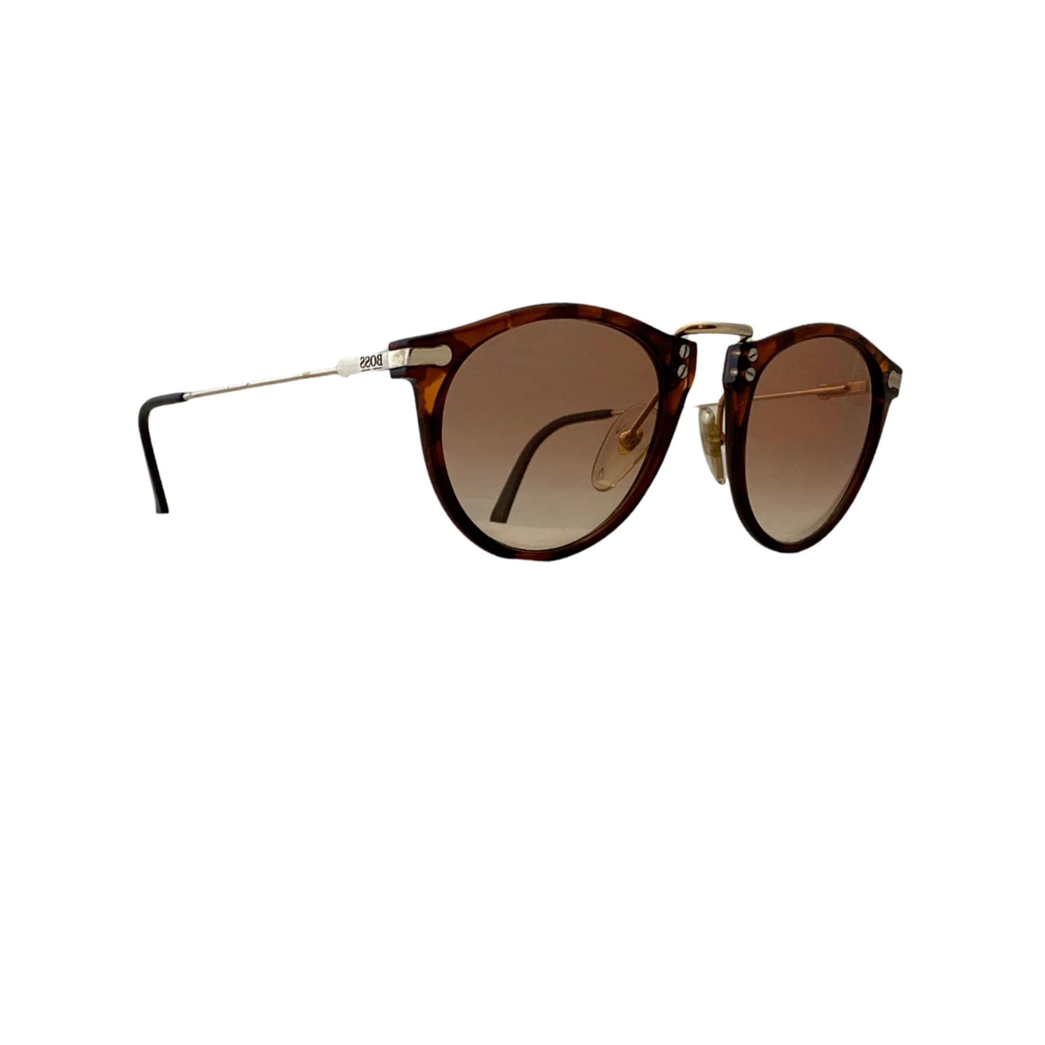 Hugo Boss by Carrera Brown Cat-Eye Acetate Full Rim Sunglasses 5152 - Image 2