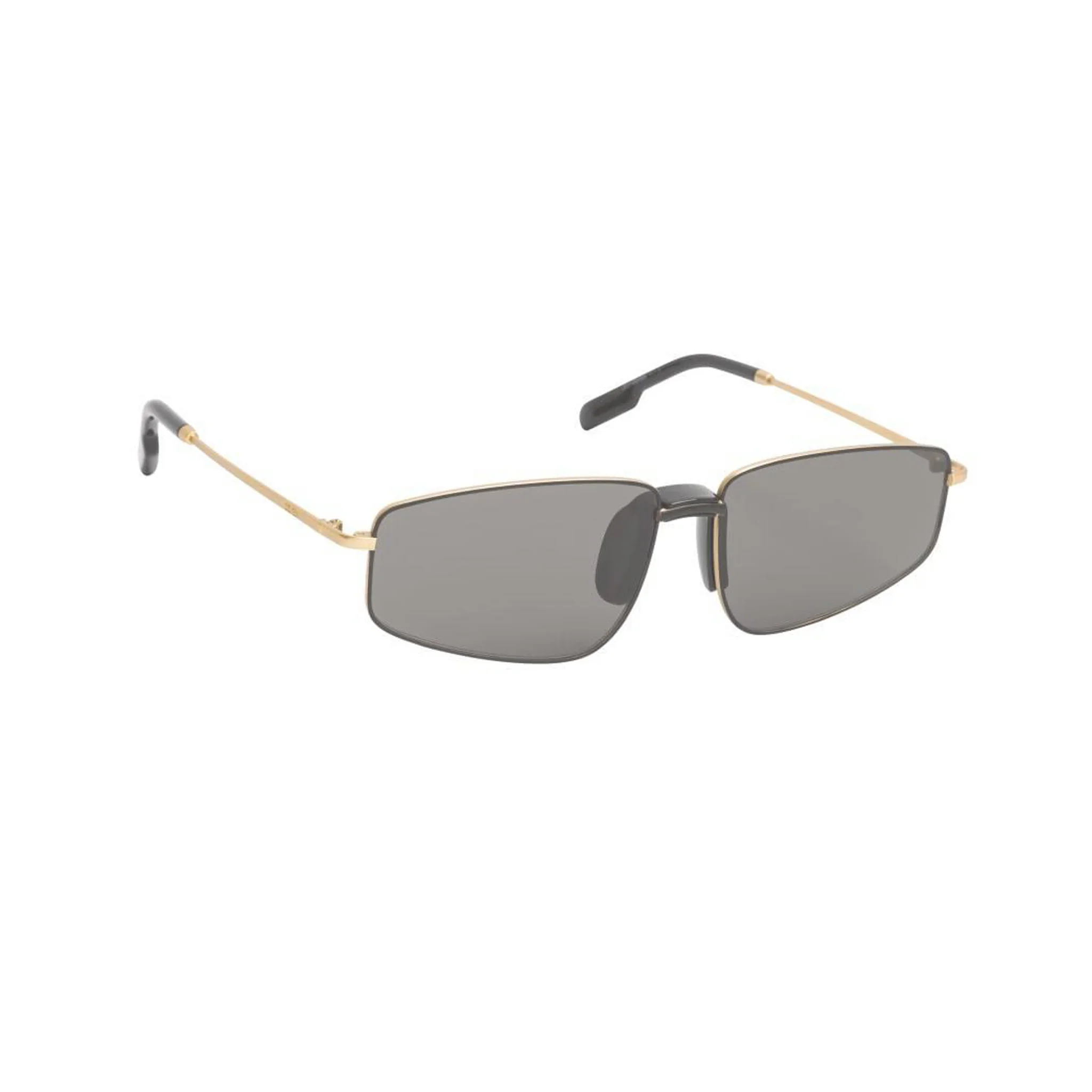 Kenzo Black Irregular Metal Full Rim Sunglasses KZ40015U-Y22 - Image 2