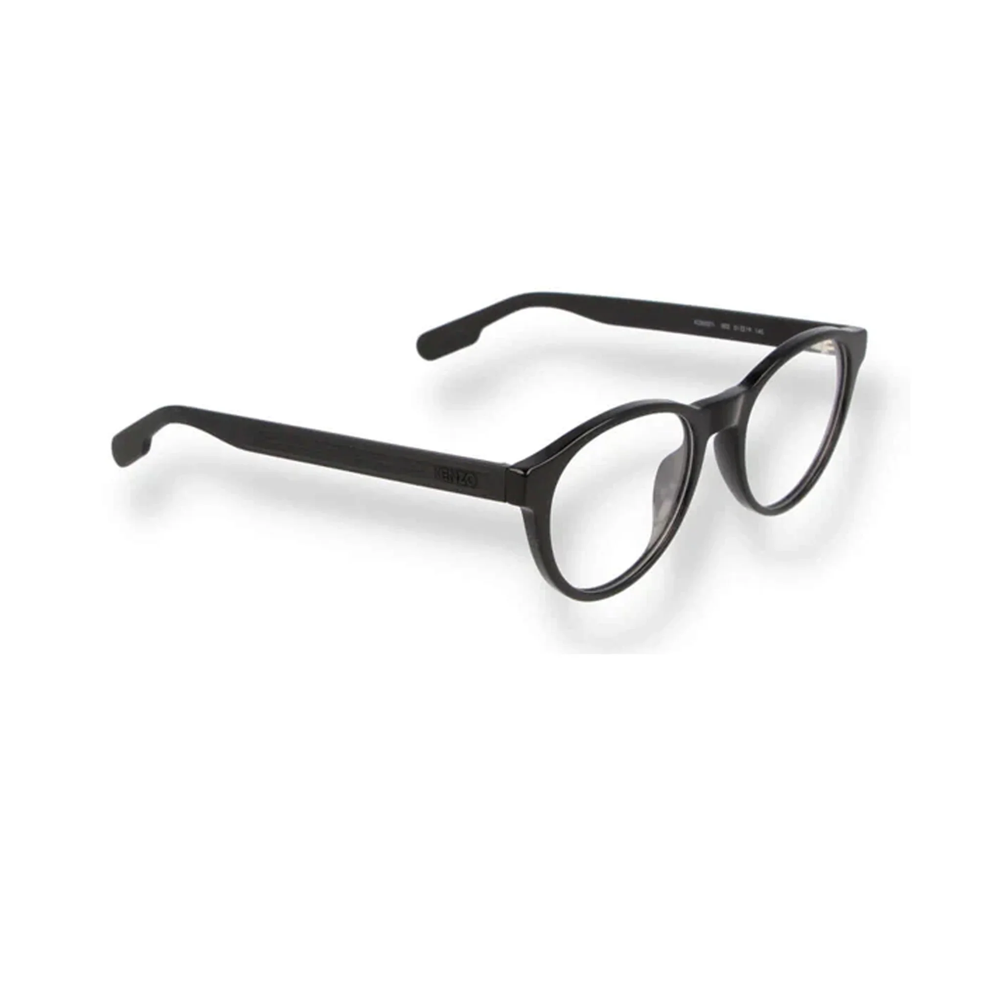 Kenzo Black Round Acetate Full Rim Eyeglasses KZ50021I-Y23 - Image 2