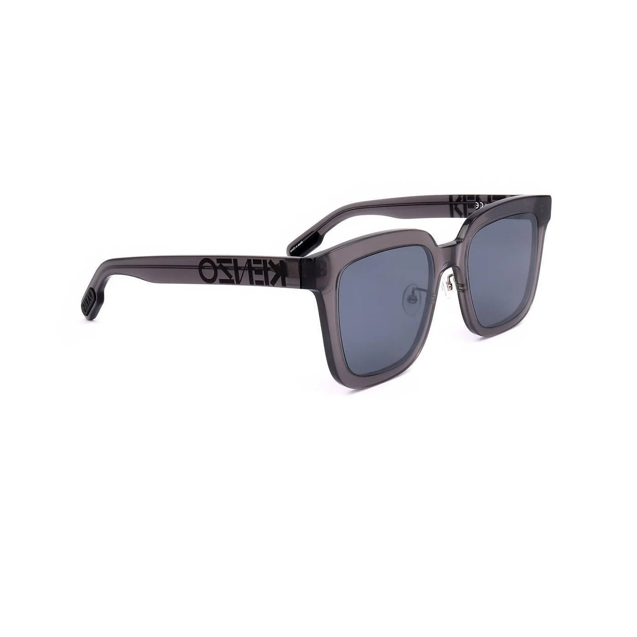 Kenzo Grey Square Acetate Full Rim Sunglasses KZ40087F-Y22 - Image 2