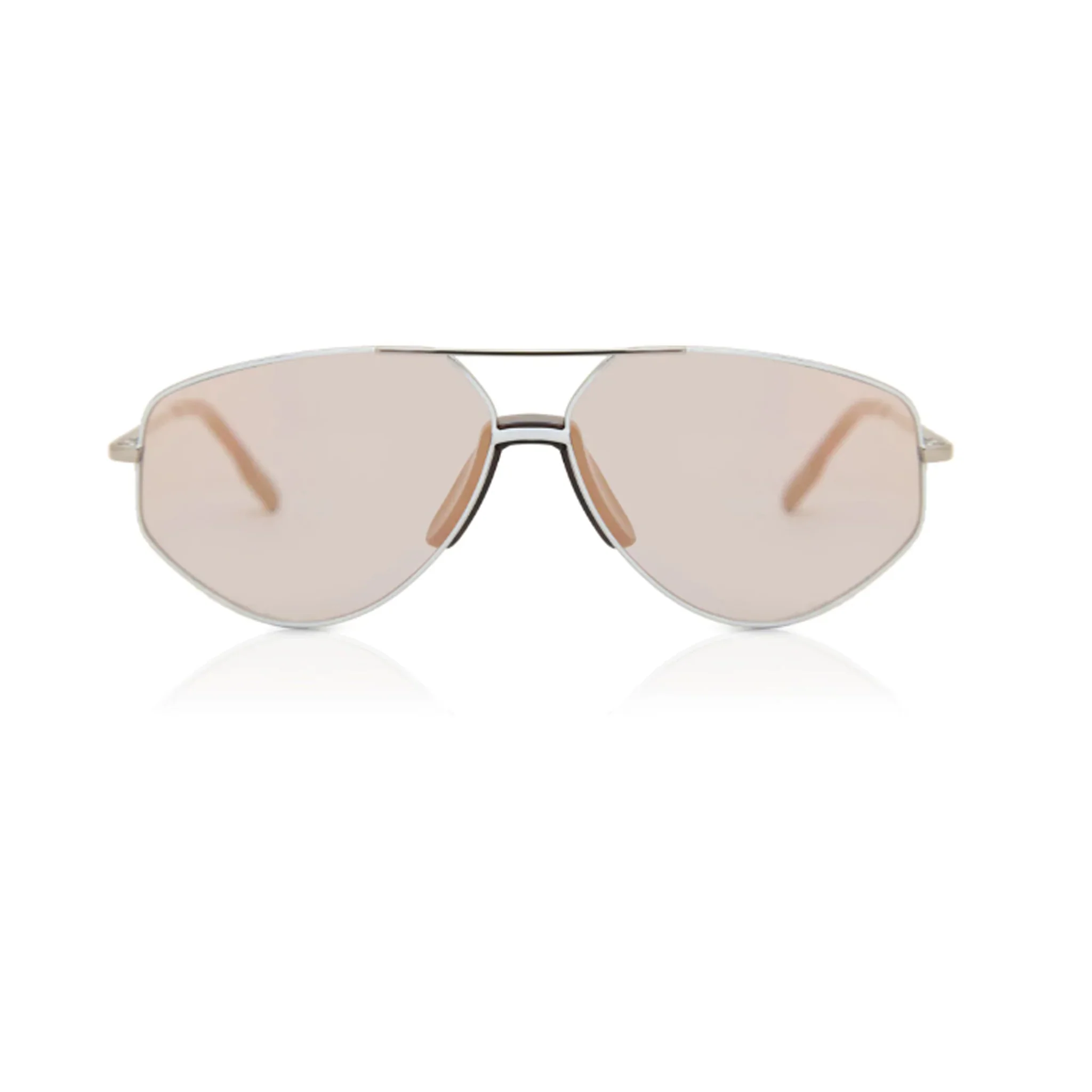 Kenzo Silver Aviator Metal Full Rim Sunglasses KZ40014U-Y22