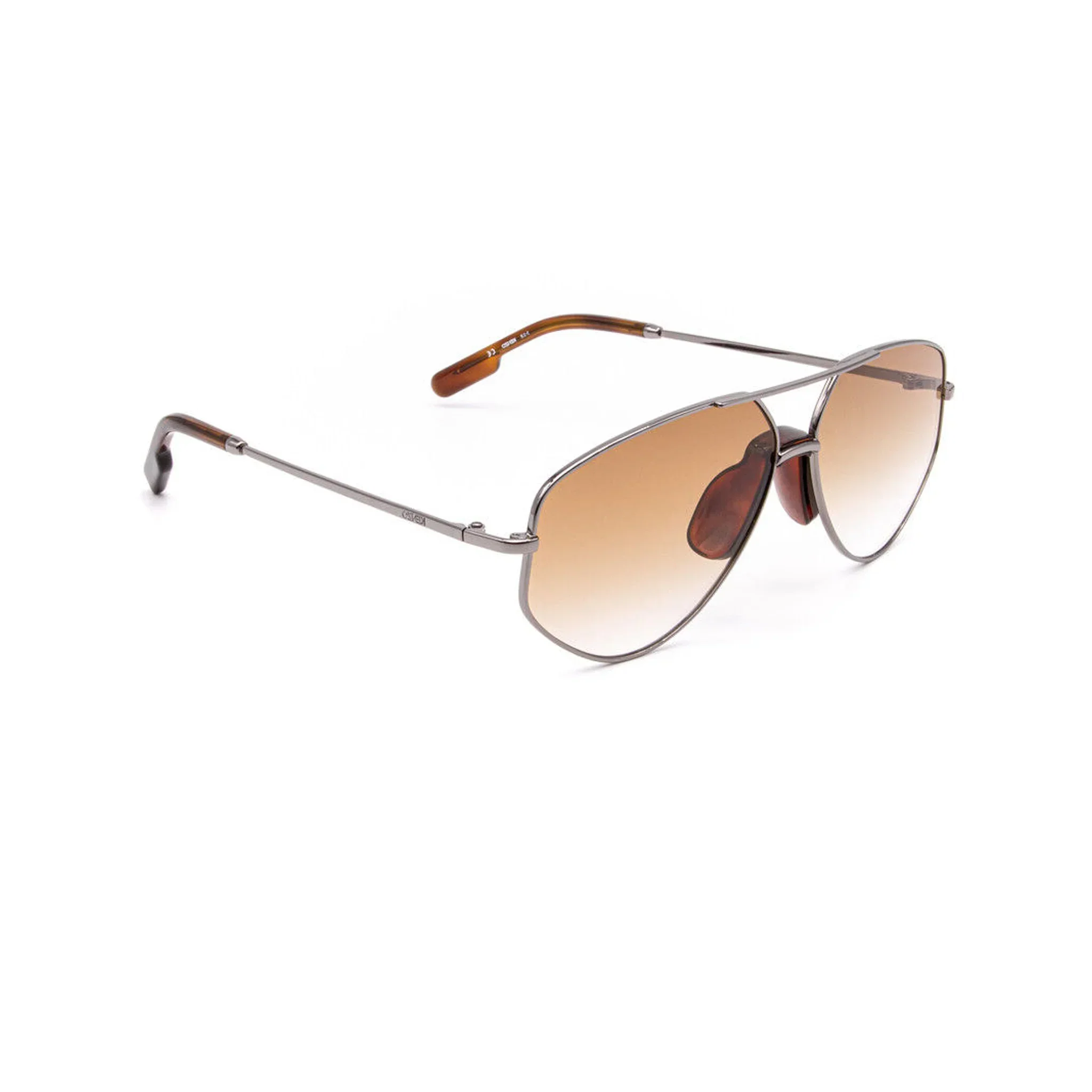 Kenzo Silver Aviator Metal Full Rim Sunglasses KZ40014U-Y22 - Image 2