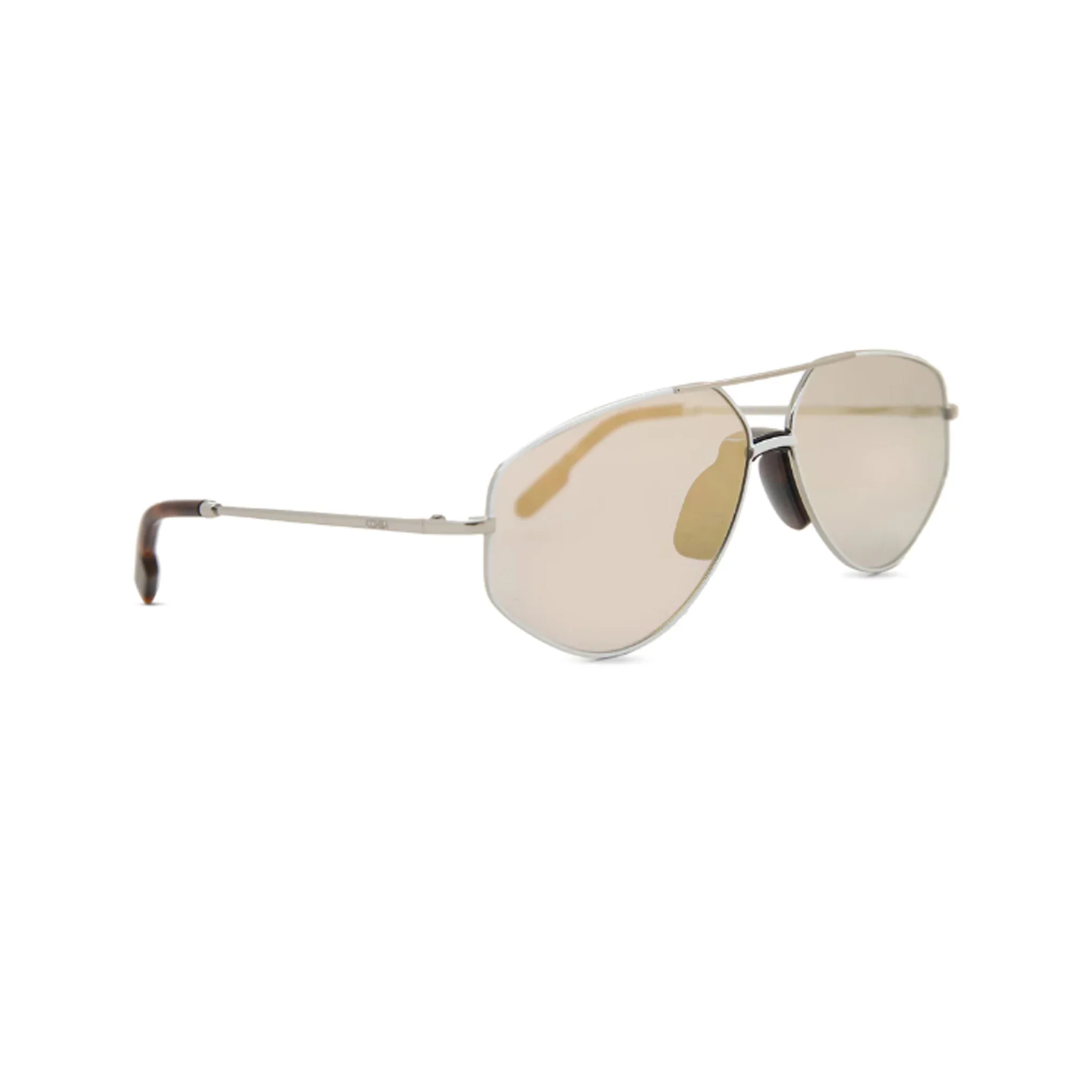 Kenzo Silver Aviator Metal Full Rim Sunglasses KZ40014U-Y22 - Image 2