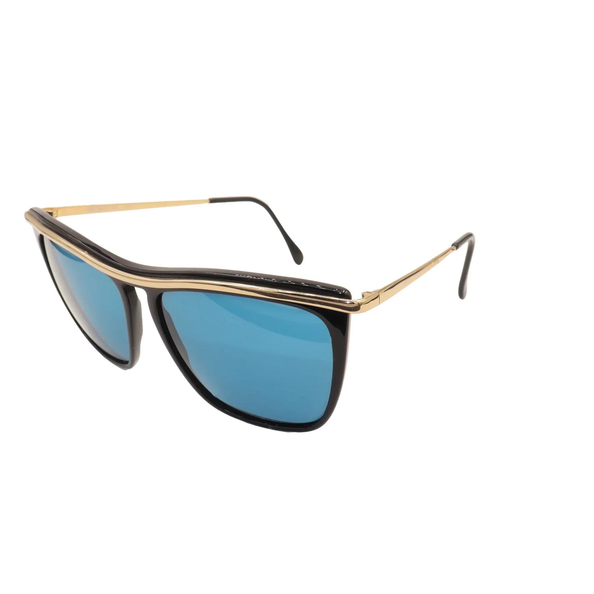 نظارات شمسية أسود/ذهبي من LUXOTTICA - Image 2