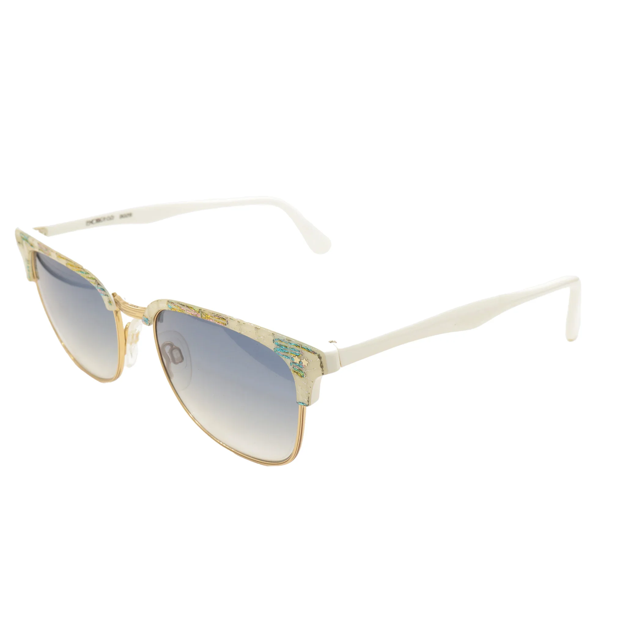 نظارات شمسية ذهبي/أبيض من LUXOTTICA - Image 2