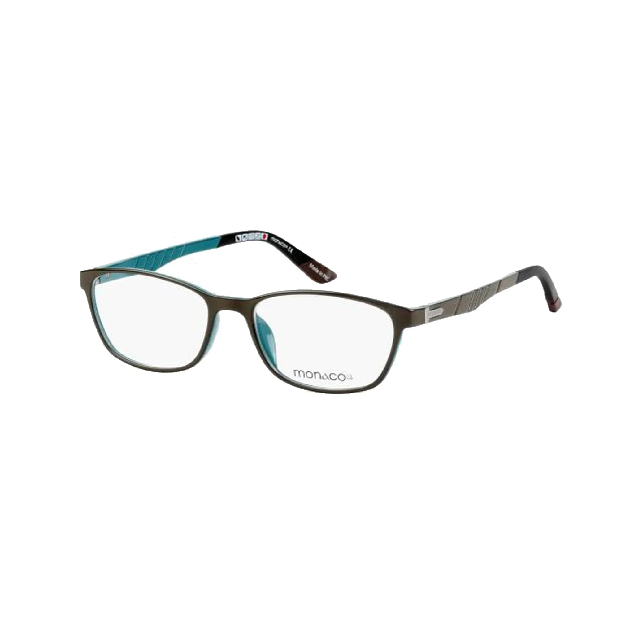 Monaco Lite Grey Cat-eye Acetate Full Rim Eyeglasses - Image 2