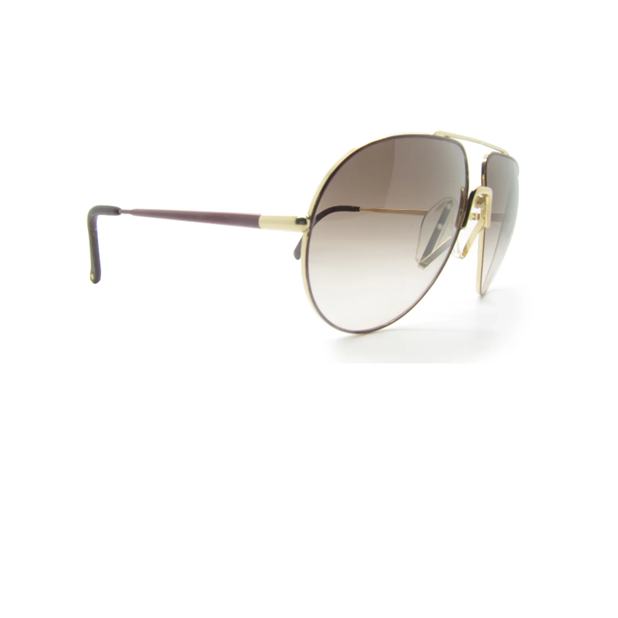 Movado by Carrera Gold Aviator Metal Full Rim Sunglasses 5450 - Image 2