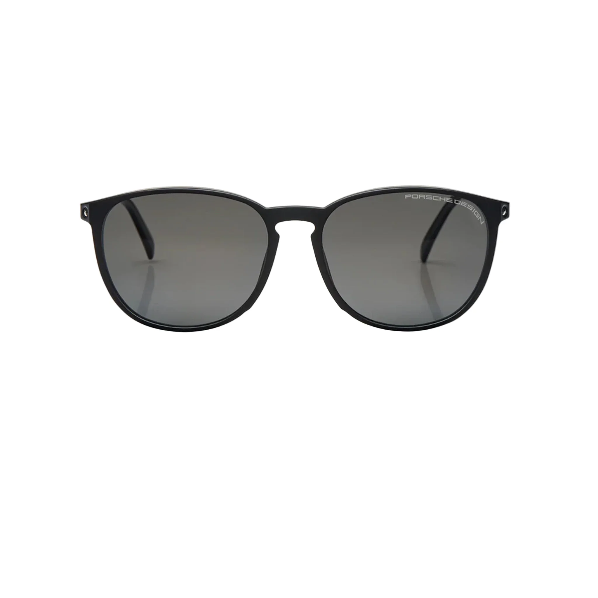 Porsche Design Black Round Acetate Full Rim Sunglasses P8683-Y23