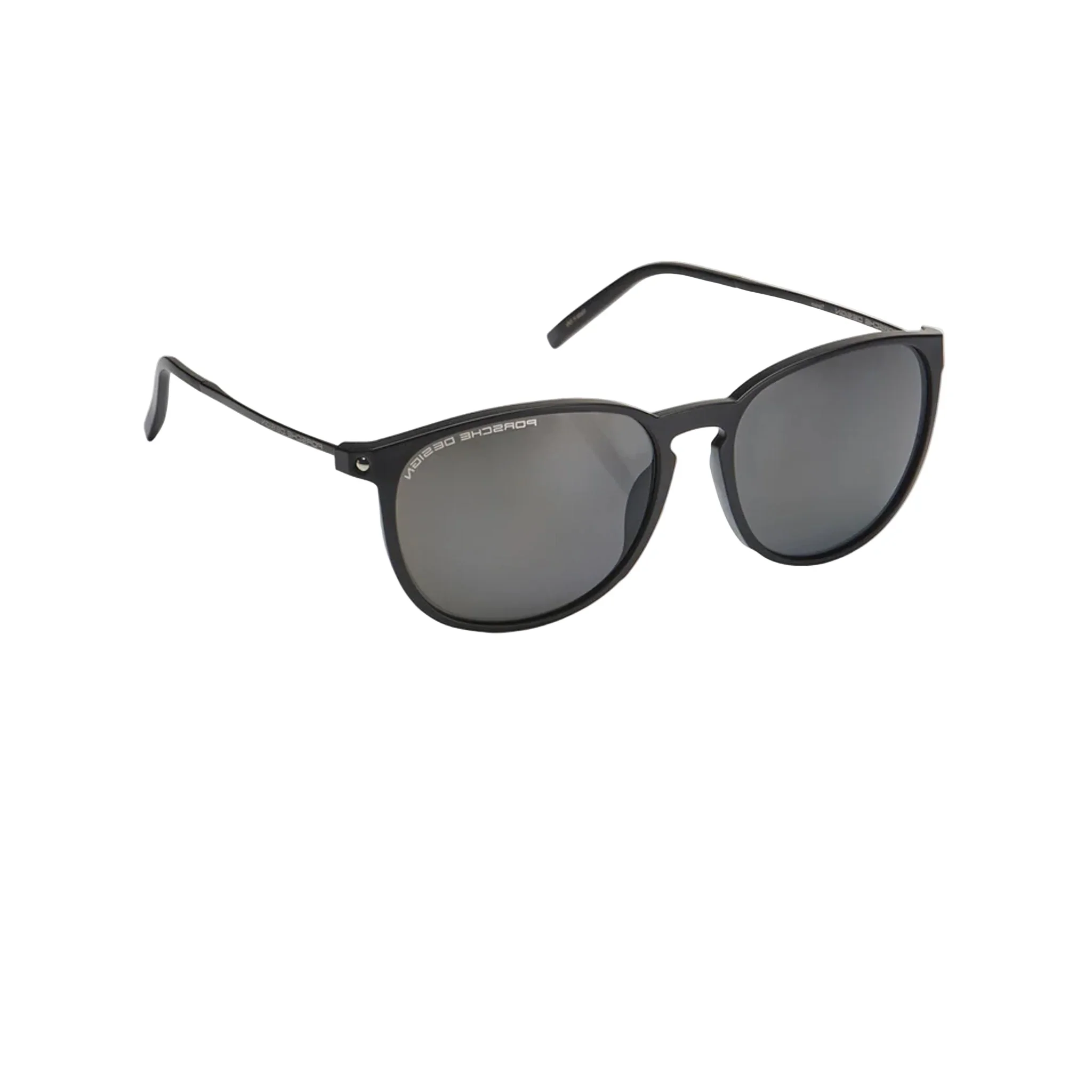 Porsche Design Black Round Acetate Full Rim Sunglasses P8683-Y23 - Image 2