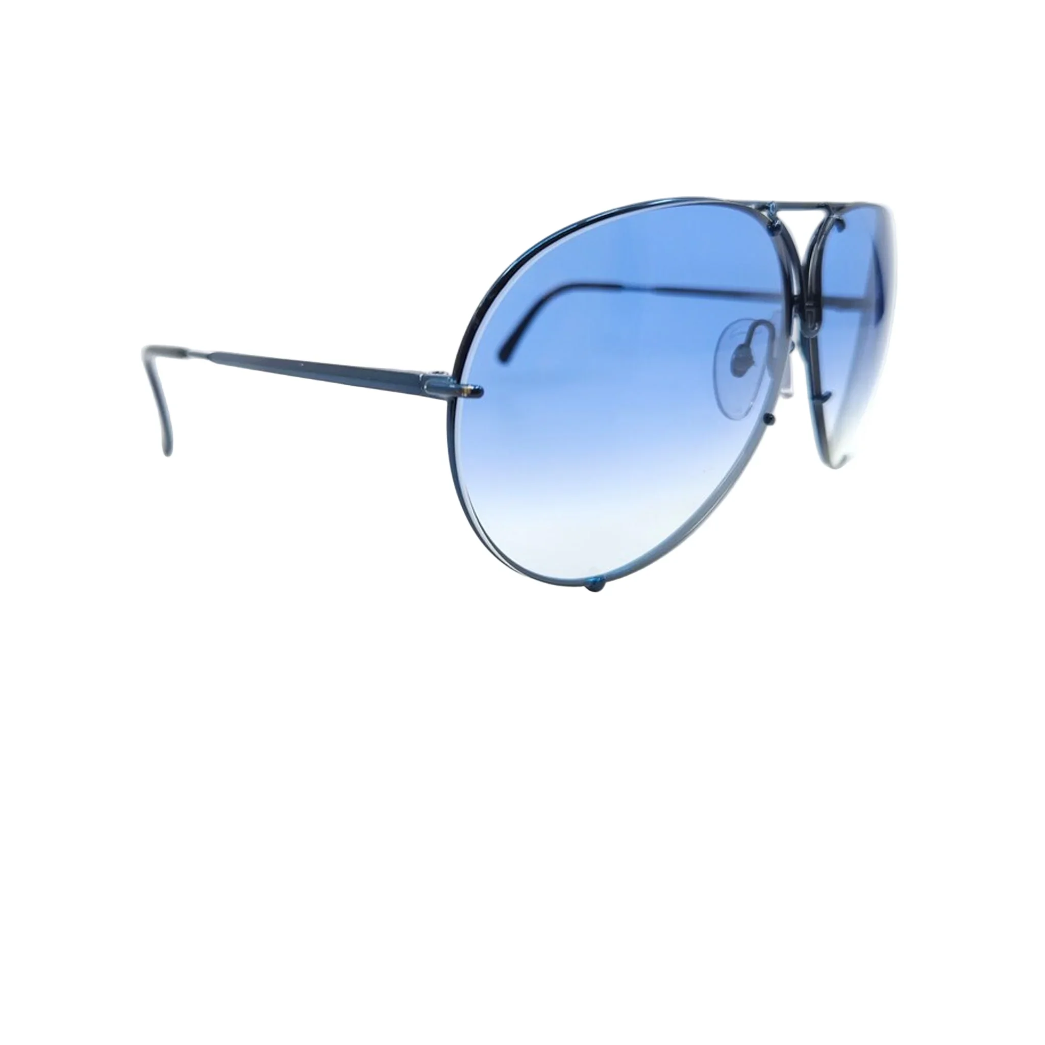 Porsche Design by Carrera Blue Aviator Metal Full Rim Sunglasses 5621 - Image 2