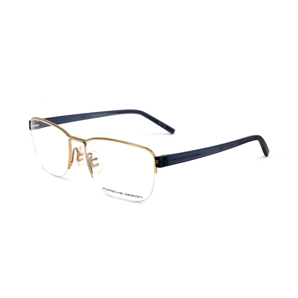 Porsche Design Rx Eyeglasses Frame - P8357 C - Gold / Blue - Image 2