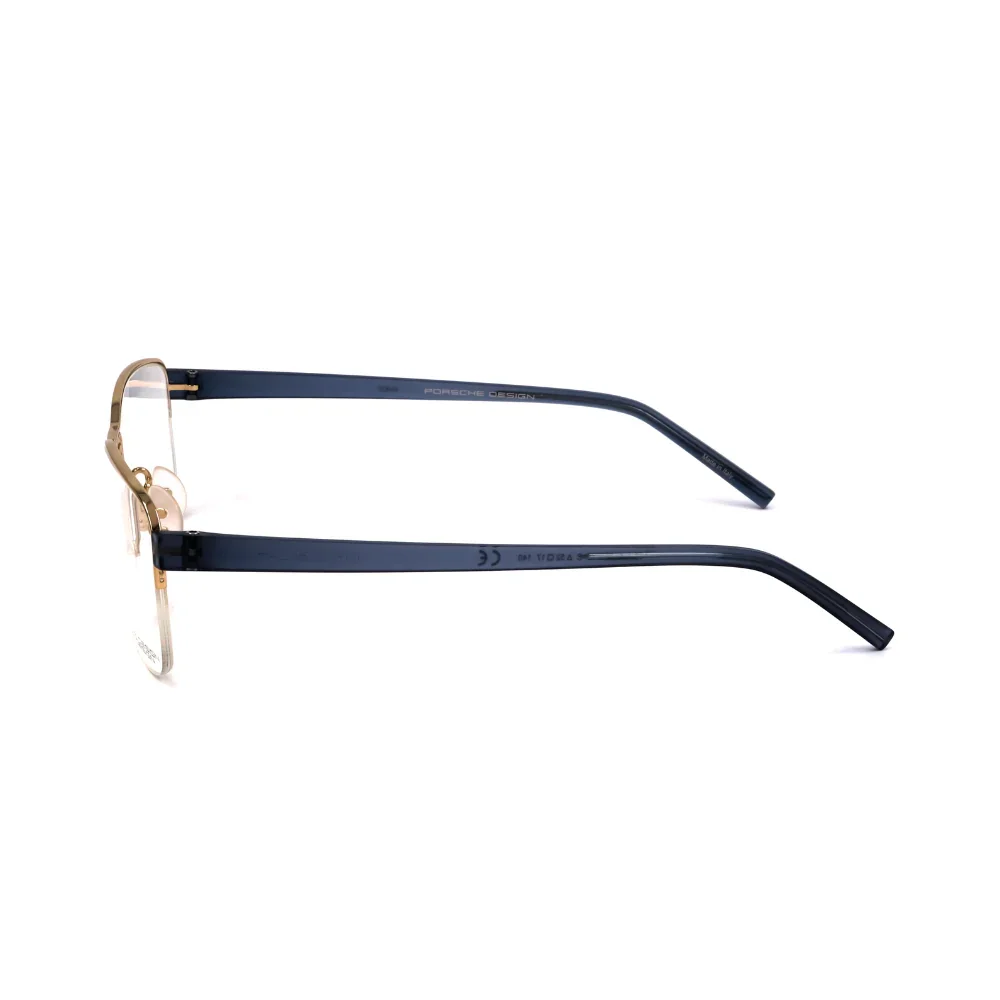 Porsche Design Rx Eyeglasses Frame - P8357 C - Gold / Blue - Image 3